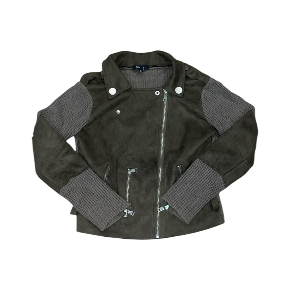 Fate green moto jacket